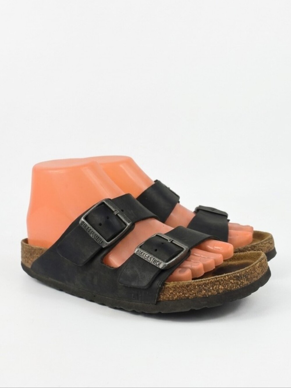 Birkenstock Arizona Black Leather Women's Sandals Size EU 38 - US 7